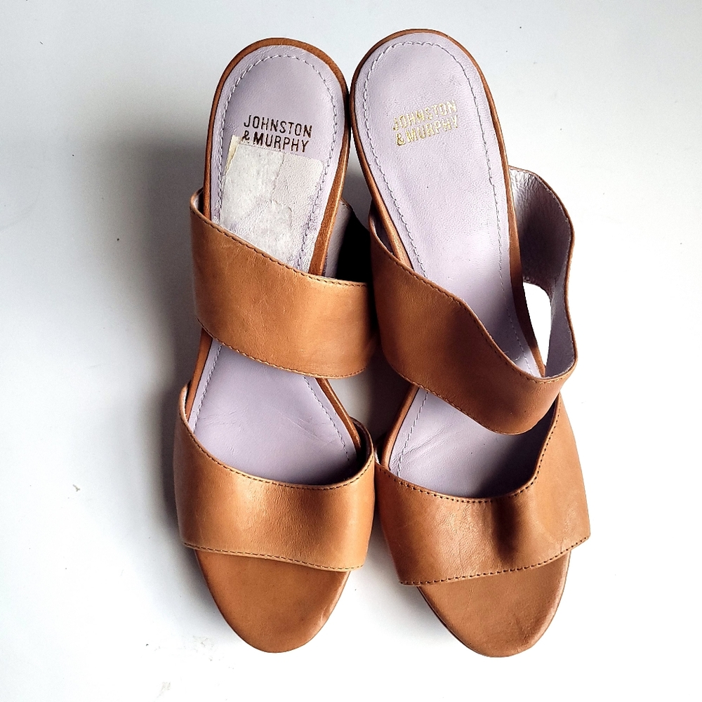 Johnston & Murphy Leather Sandals Sz 6.5